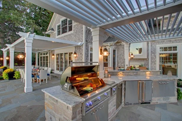 Custom outdoor kitchen