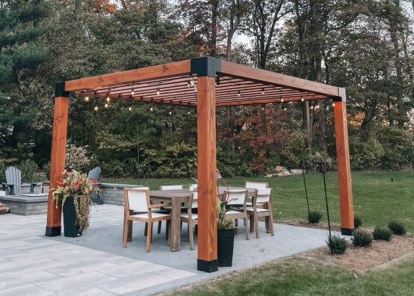 Custom pergola
